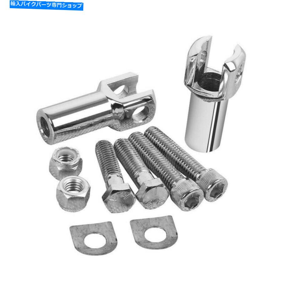 クロームパーツ Harley Fatboy Softail 2000-06のためのクロム旅客足PEGサポートマウントクレビス Chrome Passenger Foot Peg Support Mount Clevis For Harley Fatboy Softail 2000-06【並行輸入品】|Us Custom Parts Shop USDM