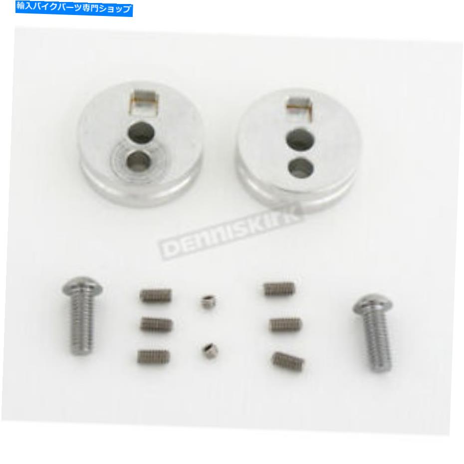 クロームパーツ Show Chromeターン信号の再配置インサート - 55-122T Show Chrome Turn Signal Relocation Insert - 55-122T【並行輸入品】