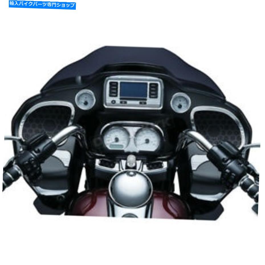 クロームパーツ クライャキンクロームスピーカーアクセント - 7385 Kuryakyn Chrome Speaker Accent - 7385【並行輸入品】