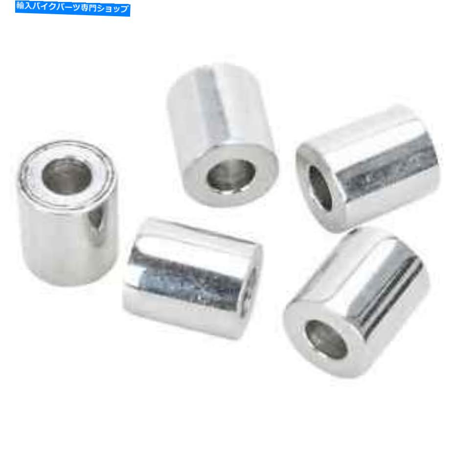 クロームパーツ コロニー＃SPC-044 1/4 ID x 5/8長さChrome Steel Universal Spacer 5 Pack USA Colony #SPC-044 1/4 ID x 5/8 length Chrome Steel Universal Spacer 5 pack USA【並行輸入品】