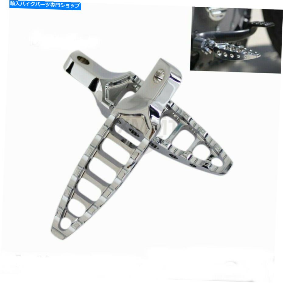 クロームパーツ Harley Sportster 1200 Roadster XL1200RのためのChrome Male-Mount Foot PEGフットレスト Chrome Male-Mount Foot Peg Footrest For Harley Sportster 1200 Roadster XL1200R【並行輸入品】｜Us Custom Parts Shop USDM