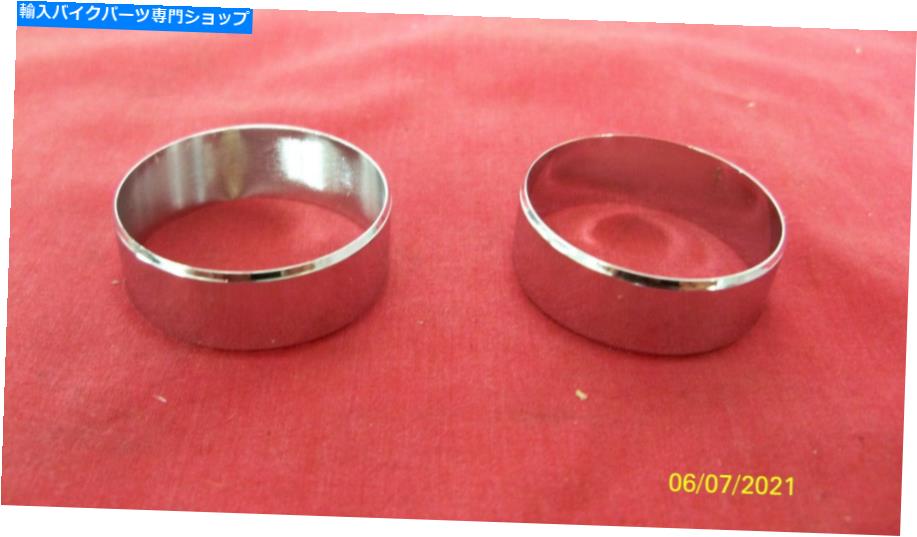 クロームパーツ 1971-78 Triumph T120 T140プッシュロッドチューブシールクロームカラー(2)71-1707イギリス 1971-78 TRIUMPH T120 T140 PUSHROD TUBE SEAL CHROME COLLARS (2) 71-1707 UK MADE【並行輸入品】|Us Custom Parts Shop USDM