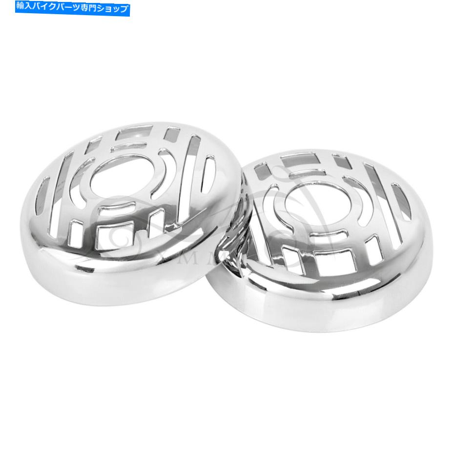 クロームパーツ Harley Softail Springer EFI FXSTSI用クロームターン信号ライトレンズマスクカバー Chrome Turn Signal Light Lens Mask Cover For Harley Softail Springer EFI FXSTSI【並行輸入品】|Us Custom Parts Shop USDM