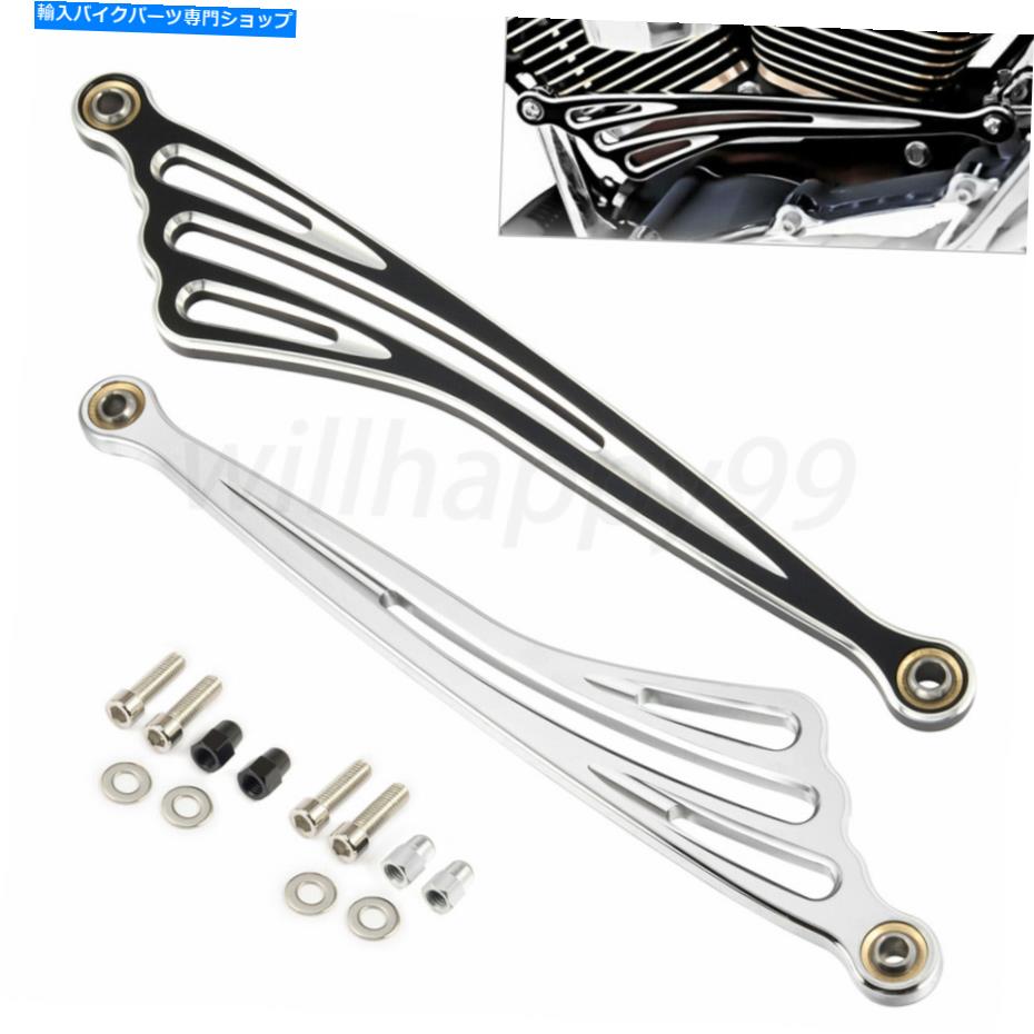 クロームパーツ トゥーリングストリートグライドエレクトラグライドのための黒いクロームシフターシフトリンケージ Black Chrome Shifter Shift Linkage Fit For Touring Street Glide Electra Glide【並行輸入品】|Us Custom Parts Shop USDM