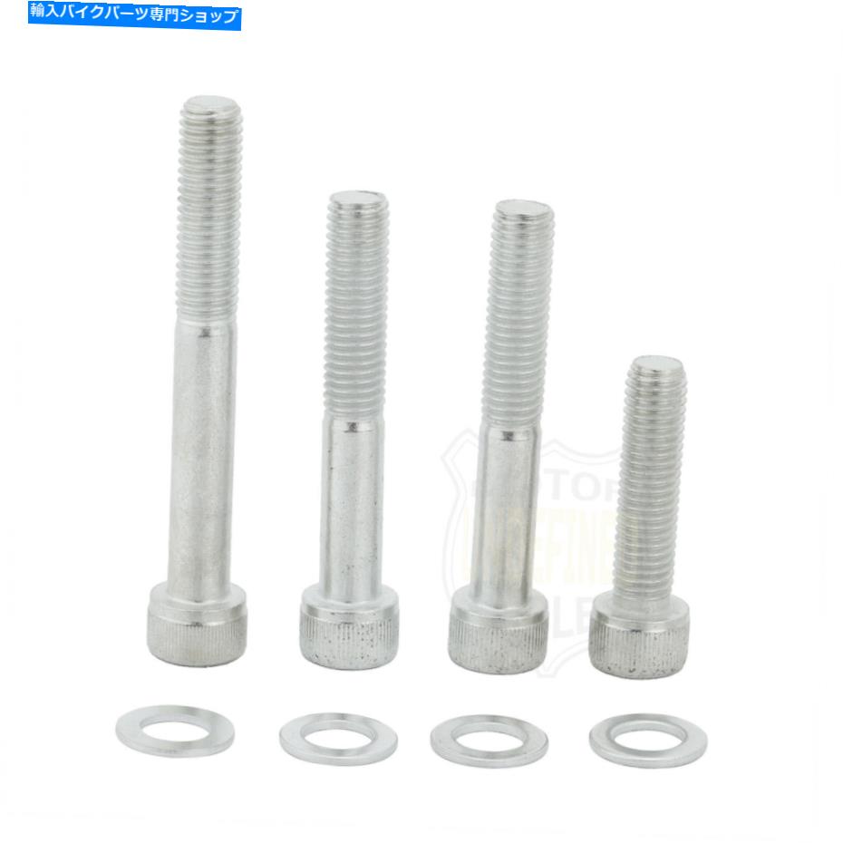 クロームパーツ Harley Dyna Softail Fl Sportsterのためのコロニーブレーキキャリパーマウントキットスクリューボルト Colony Brake Caliper Mount Kit Screw Bolt For Harley Dyna Softail FL Sportster【並行輸入品】|Us Custom Parts Shop USDM