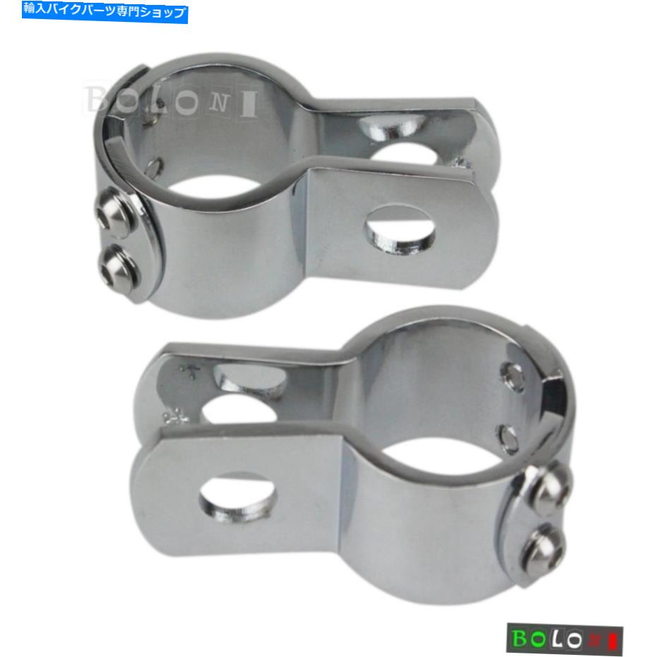 クロームパーツ 1 1/2 "エンジンガードクラッシュバーマウントハイウェイフットペグクルーズクロムハーレー 1 1/2" Engine Guard Crash Bars Mounts Highway Foot Pegs Clamps Chrome For Harley【並行輸入品】|Us Custom Parts Shop USDM