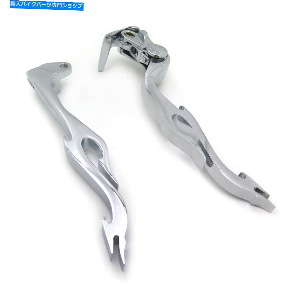 クロームパーツ HTTMTカスタムクロームブレーキクラッチフレームレバーSuzuki GSXR 600 750 HTTMT Custom Chrome Brake Clutch Flame Lever For 2004-2005 Suzuki GSXR 600 750【並行輸入品】|Us Custom Parts Shop USDM