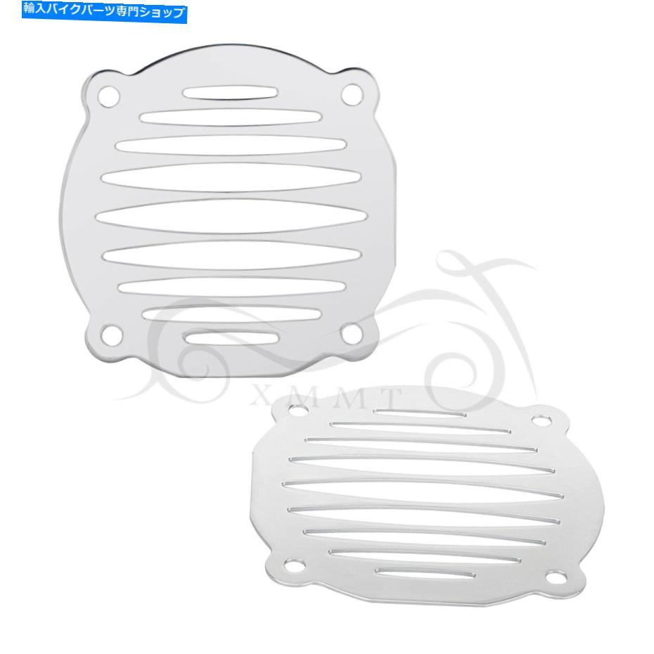 クロームパーツ ペアCNC Chrome L / RビレットスピーカーグリルカバーフィットハーレーエレクトラグライドFLHT Pair CNC Chrome L/R Billet Speaker Grill Cover Fit For Harley Electra Glide FLHT【並行輸入品】 25,630円