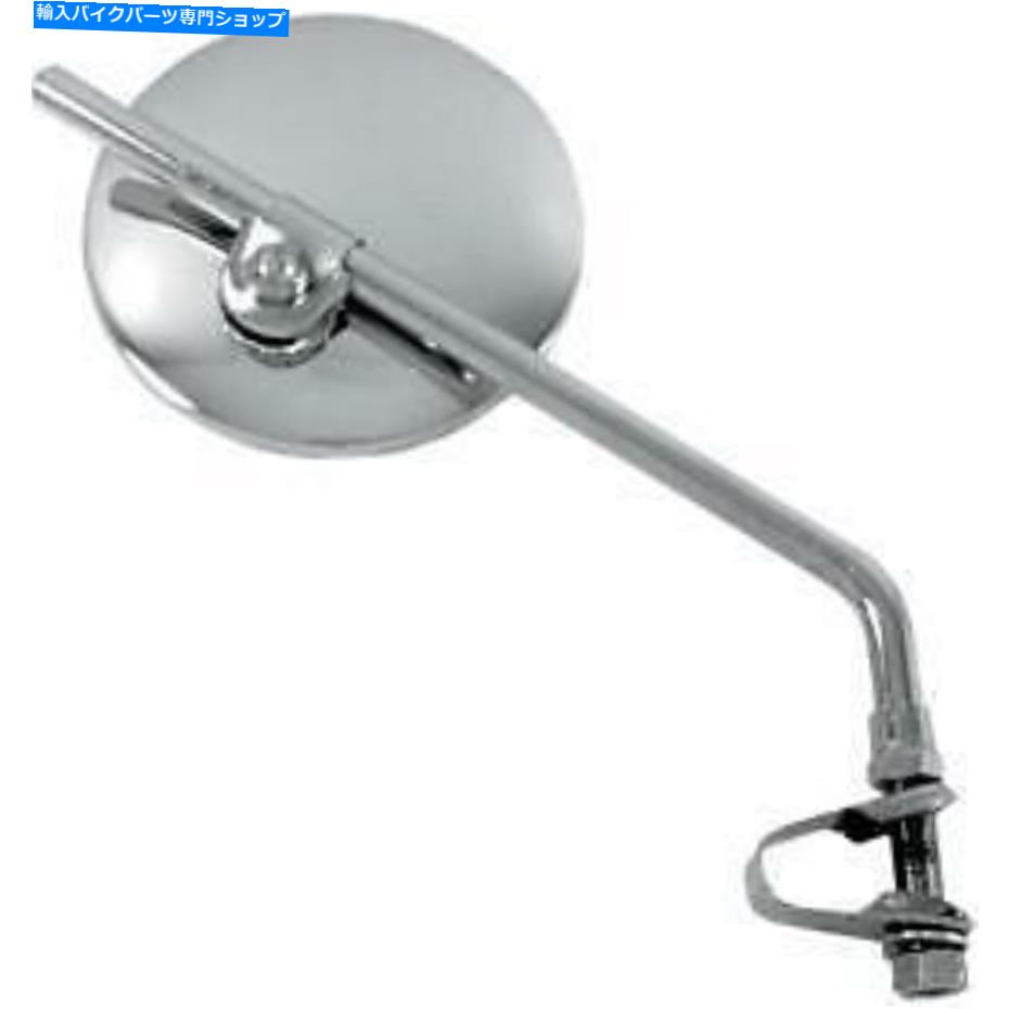 クロームパーツ 20-43000のEmgo Mirror Uniクランプ EMGO MIRROR UNI CLAMP ON 20-43000【並行輸入品】|Us Custom Parts Shop USDM