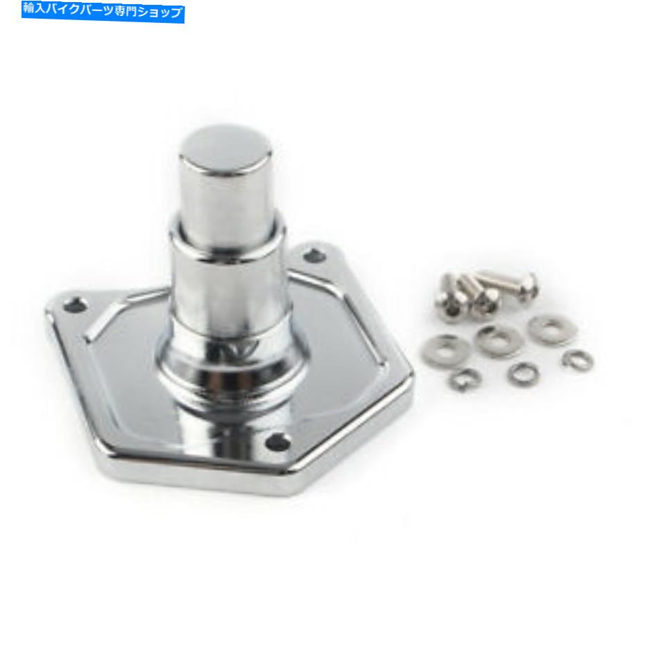クロームパーツ Harley Big Twin Softail 1991-2017用クロームソレノイドカバープッシュボタンスターター Chrome Solenoid Cover Push Button Starter for Harley Big Twin Softail 1991-2017【並行輸入品】|Us Custom Parts Shop USDM