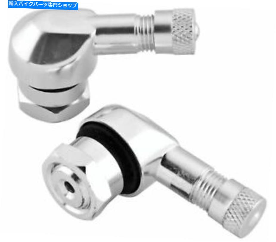クロームパーツ Bikemasterオートバイバルブステム - 8mmクローム - ペア03-28 BikeMaster Motorcycle Valve Stems - 8mm Chrome - Pair 03-28AL【並行輸入品】|Us Custom Parts Shop USDM