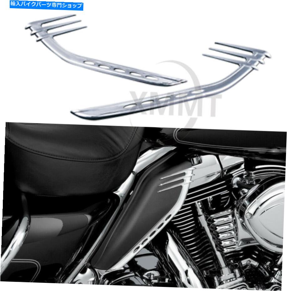 クロームパーツ 米国クロームミッドフレームエアデフレクターアクセントTRIM 8674ハーリーツーリングトリケCVO US Chrome Mid-Frame Air Deflector Accents Trim 8674 For Harley Touring Trike CVO【並行輸入品】|Us Custom Parts Shop USDM