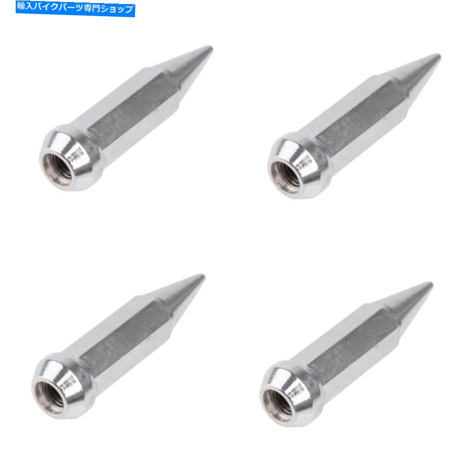 クロームパーツ (4パック)MSAスパイクテーパーラグナット10mm×1.25mmスレッドピッチクロム (4 Pack) MSA Spike Tapered Lug Nut 10mm x 1.25mm Thread Pitch Chrome【並行輸入品】|Us Custom Parts Shop USDM
