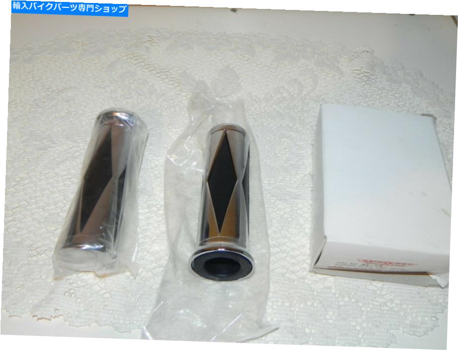 クロームパーツ 2006 Harley Sportsterオートバイ部品：バーグリップハンドル。ダイヤモンドスタイル＆クロム 2006 Harley Sportster Motorcycle parts: Handle bar grips. Diamond Style & Chrome【並行輸入品】｜Us Custom Parts Shop USDM