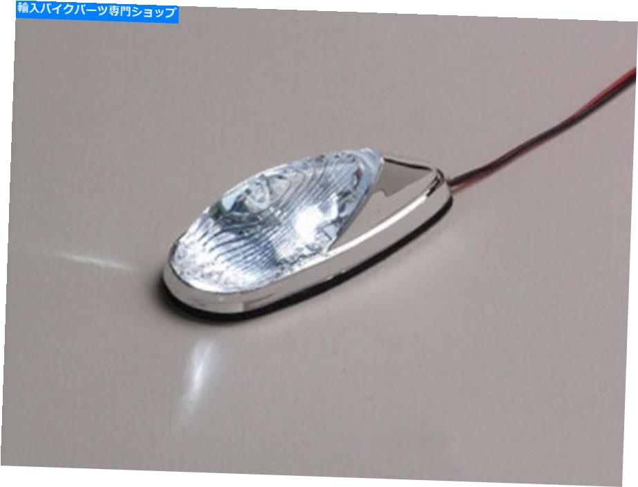 クロームパーツ K＆S 25-9504B LEDマーカーライト、ミニフラッシュMTクロームボディ、WHT / CLR 1 LED K&S 25-9504B Led Marker Lights, MinI-Flush Mt Chrome Body, Wht/clr 1 Led【並行輸入品】