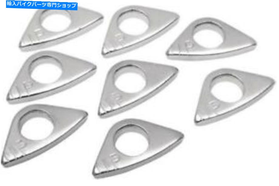 クロームパーツ コロニーシリンダーベーススタッドスペーサークロム8パック＃8860-8ハーレーダビッドソン Colony Cylinder Base Stud Spacer Chrome 8-Pack #8860-8 Harley Davidson【並行輸入品】