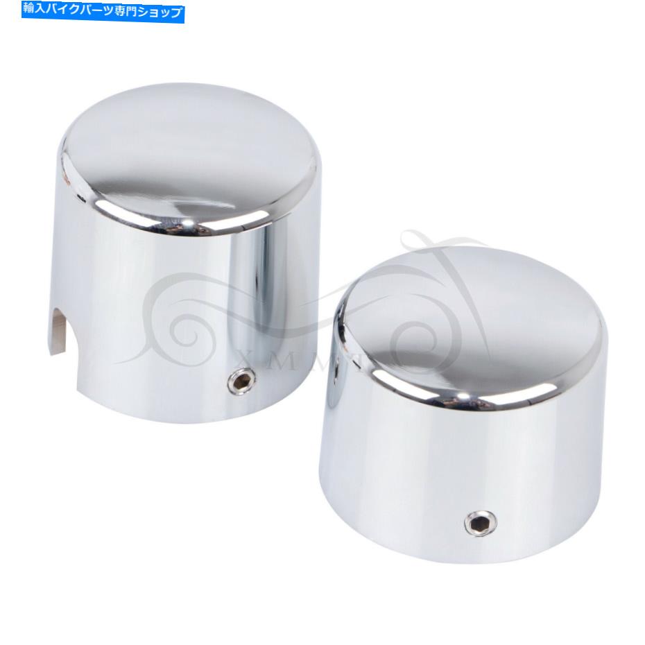クロームパーツ Harley Fatboy 00-07 FLSTF Softail FXSTD用クロムCNCリアアクスルナットカバーキャップ Chrome CNC Rear Axle Nut Covers Cap For Harley Fatboy 00-07 FLSTF Softail FXSTD【並行輸入品】｜Us Custom Parts Shop USDM