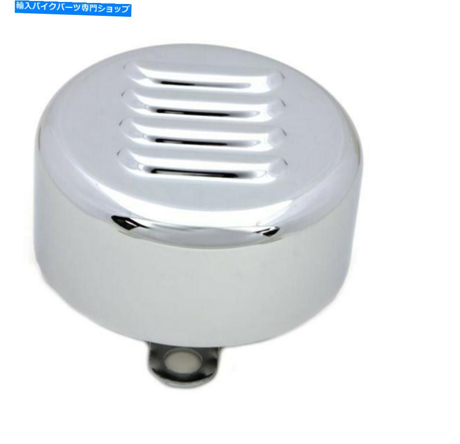 クロームパーツ クロムルーバーしたホーンカバー - ハーリースポーツスターFLST、XL、FXD、FXR、FXST、FLT Chrome Louvered Horn Cover-Harley Sportster FLST, XL, FXD, FXR, FXST, FLT【並行輸入品】