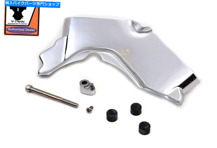 クロームパーツ シリンダベースカバーTC-88 SOSAIL STD 1340CC FXST 2007アップクロム左サイド Cylinder Base Cover TC-88 Softail STD 1340cc FXST 2007-UP Chrome Left Side【並行輸入品】