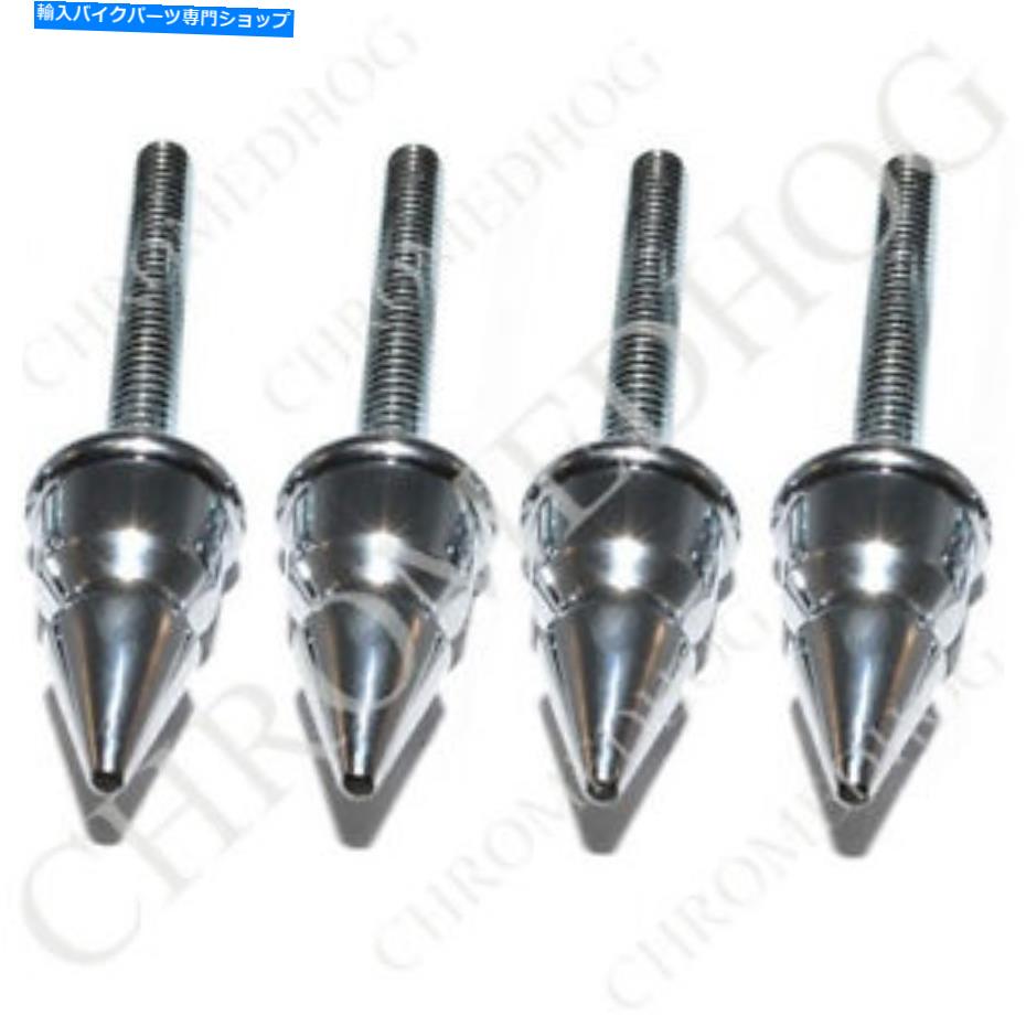 クロームパーツ Impaler Spike - 15アップハーレーロードグライド用クロームビレットウインドシールドボルトキット Impaler Spike - Chrome Billet Windshield Bolt Kit for 15-up Harley Road Glide【並行輸入品】｜Us Custom Parts Shop USDM