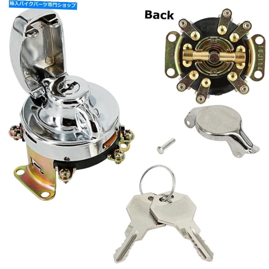 クロームパーツ 1973年アップハーレービッグツインズFL 71501-73用クローム6端子イグニッションスイッチ Chrome 6 Terminal Ignition Switch for 1973-Up Harley Big Twins FL 71501-73【並行輸入品】｜Us Custom Parts Shop USDM