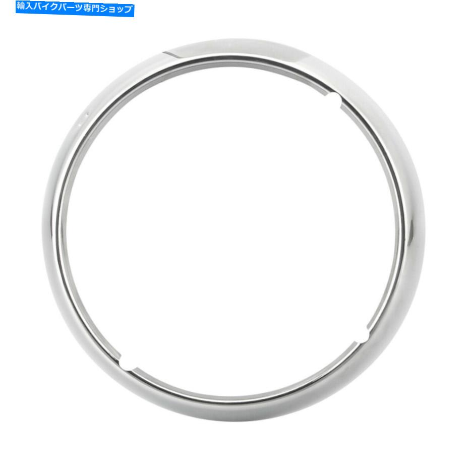 クロームパーツ 7 "ハーレーツーリングのためのクロムアルミヘッドライトフロントライトトリムリングカバー 7" Chrome Aluminum Headlight Front Light Trim Ring Cover For Harley Touring【並行輸入品】|Us Custom Parts Shop USDM