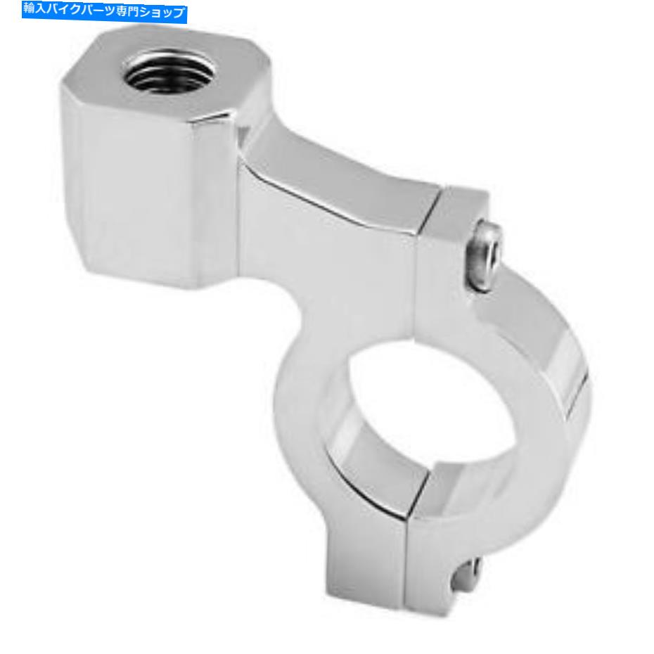 クロームパーツ レバーブラケットクロム1のためのビークマスターハンドルバーミラーアダプタ。 T4CH-10MM BIKEMASTER HANDLEBAR MIRROR ADAPTORS FOR LEVER BRACKETS CHROME 1 IN. T4CH-10MM【並行輸入品】