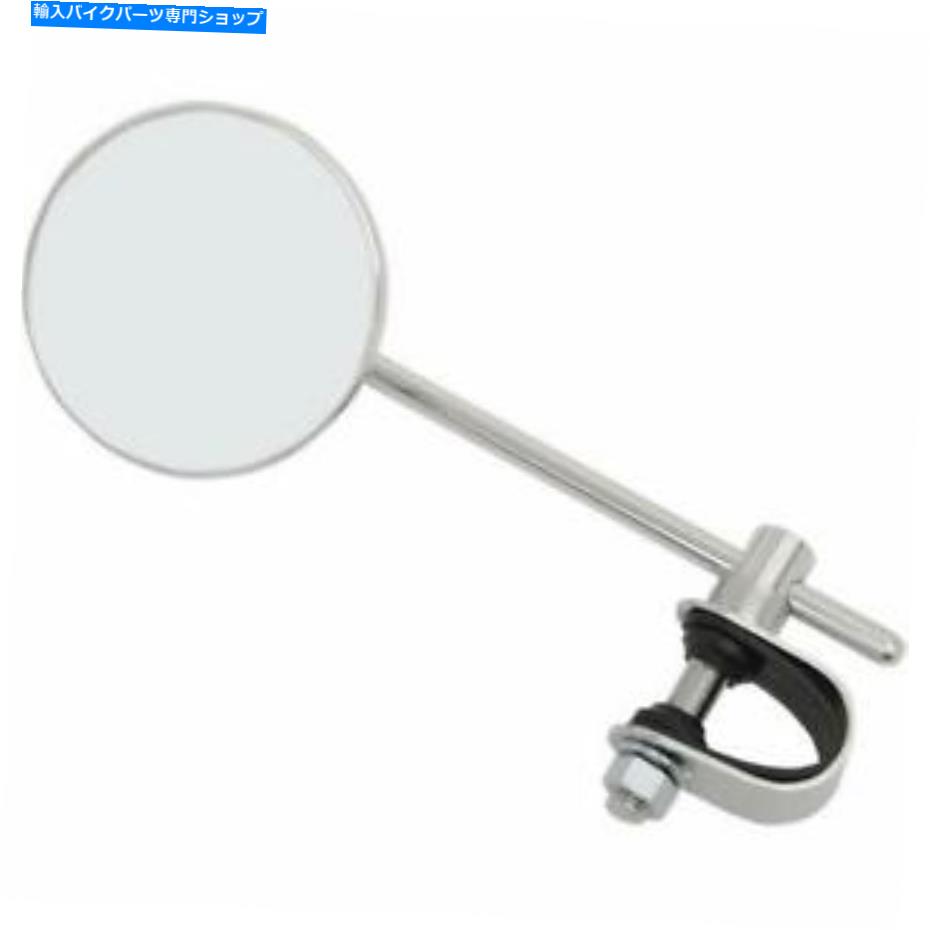 クロームパーツ EMGO 20-06816 3in。クロームスタンプ付きミラー - クランプスタイルのステム長6インチ。 Emgo 20-06816 3in. Chrome Stamped Mirror - Clamp Style Stem Length 6in.【並行輸入品】|Us Custom Parts Shop USDM