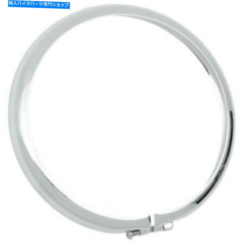 クロームパーツ 5 3/4 "ヘッドライト#2001-0555のためのDrag Specialtiesの交換クロームトリムリング#2001-0555 Drag Specialties Replacement Chrome Trim Ring for 5 3/4" Headlight #2001-0555【並行輸入品】|Us Custom Parts Shop USDM