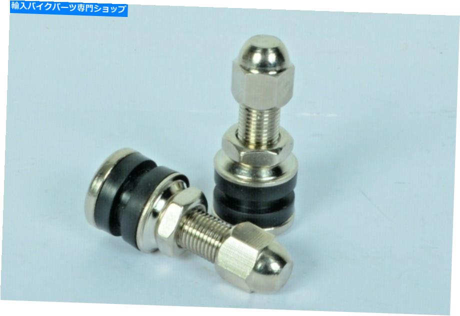 クロームパーツ 2パッククロムストレートバルブステムチューブレスオートバイホイール 2 Pack Chrome Straight Valve Stems Tubeless Motorcycle Wheel【並行輸入品】｜Us Custom Parts Shop USDM