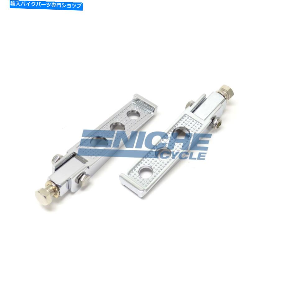 クロームパーツ フットペッグセットW /スタッド - ホール Footpeg Set w/Stud - Holes【並行輸入品】|Us Custom Parts Shop USDM