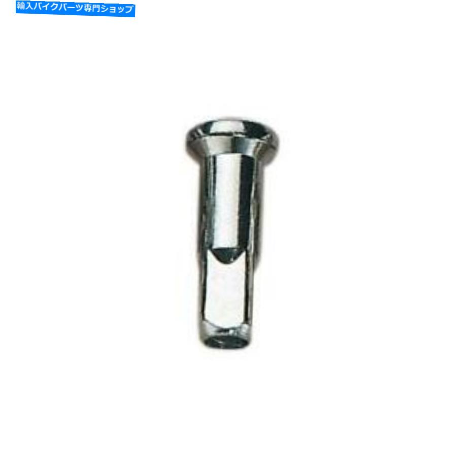 クロームパーツ DS交換用クロムスポークニップル40パックエクストラリング DS Replacement Chrome Spoke Nipples 40-Pack Extra-Long【並行輸入品】