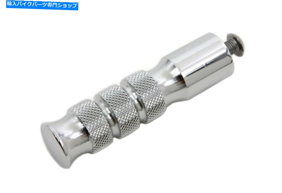 クロームパーツ クロム凸状刻まれたシフターペグはハーレーダビッドソンダイナスポーツスターソフテイル Chrome Convex Knurled Shifter Peg fits Harley Davidson Dyna Sportster Softail【並行輸入品】