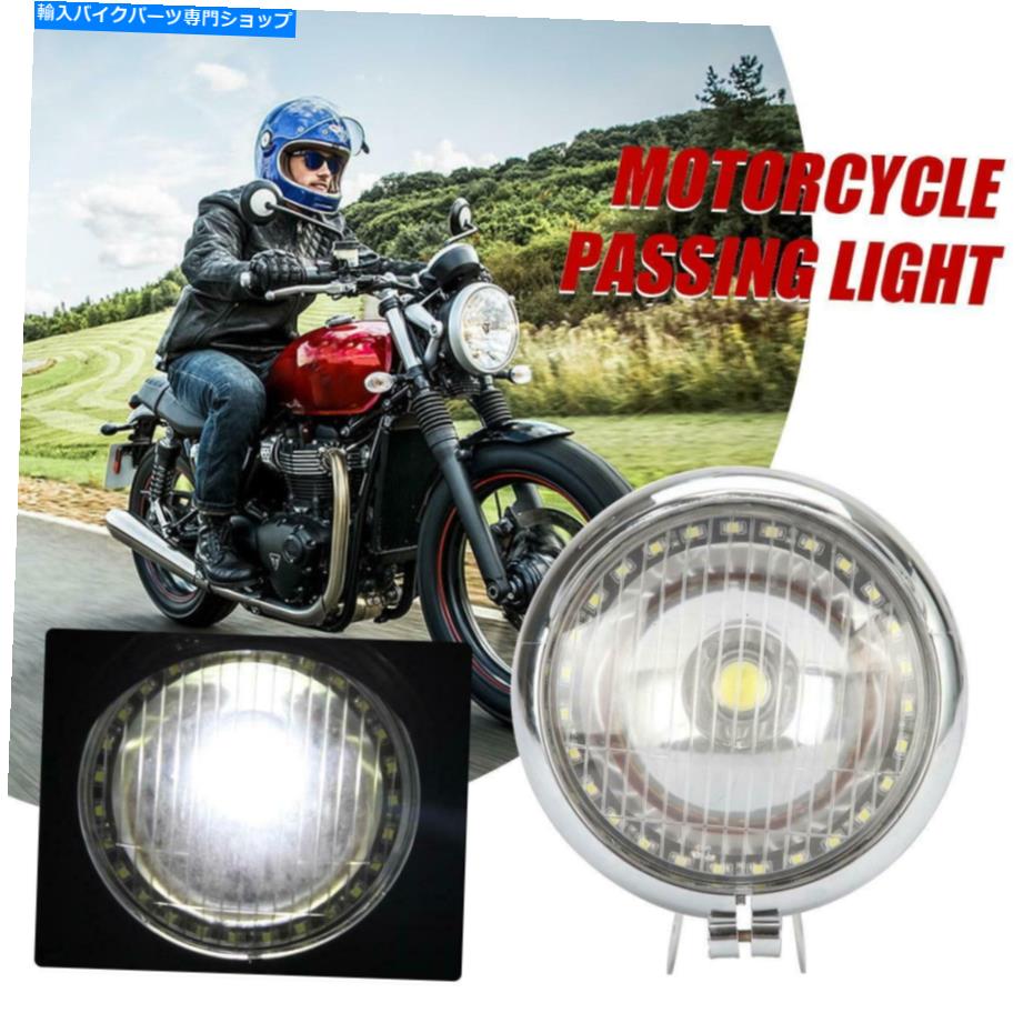 クロームパーツ スズキBoulevard Marauder Intruderの霧の頭の光を渡すクロムLEDの駆動 Chrome LED Driving Passing Fog Head Light For Suzuki Boulevard Marauder Intruder【並行輸入品】