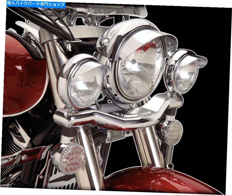 クロームパーツ Chrome 1-229 Spot Light Visorsを表示 SHOW CHROME 1-229 SPOT LIGHT VISORS【並行輸入品】