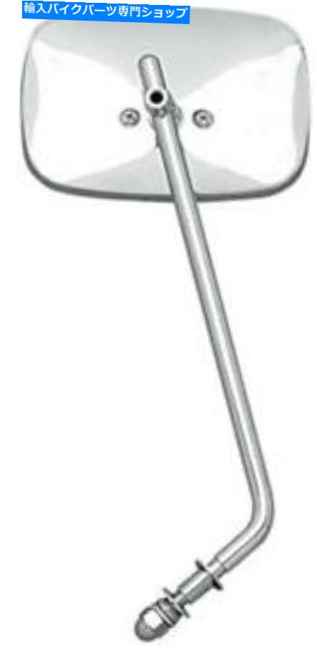 クロームパーツ ローライダーステムクロムを備えたDSミラー DS Mirror with Low Rider Stem Chrome【並行輸入品】