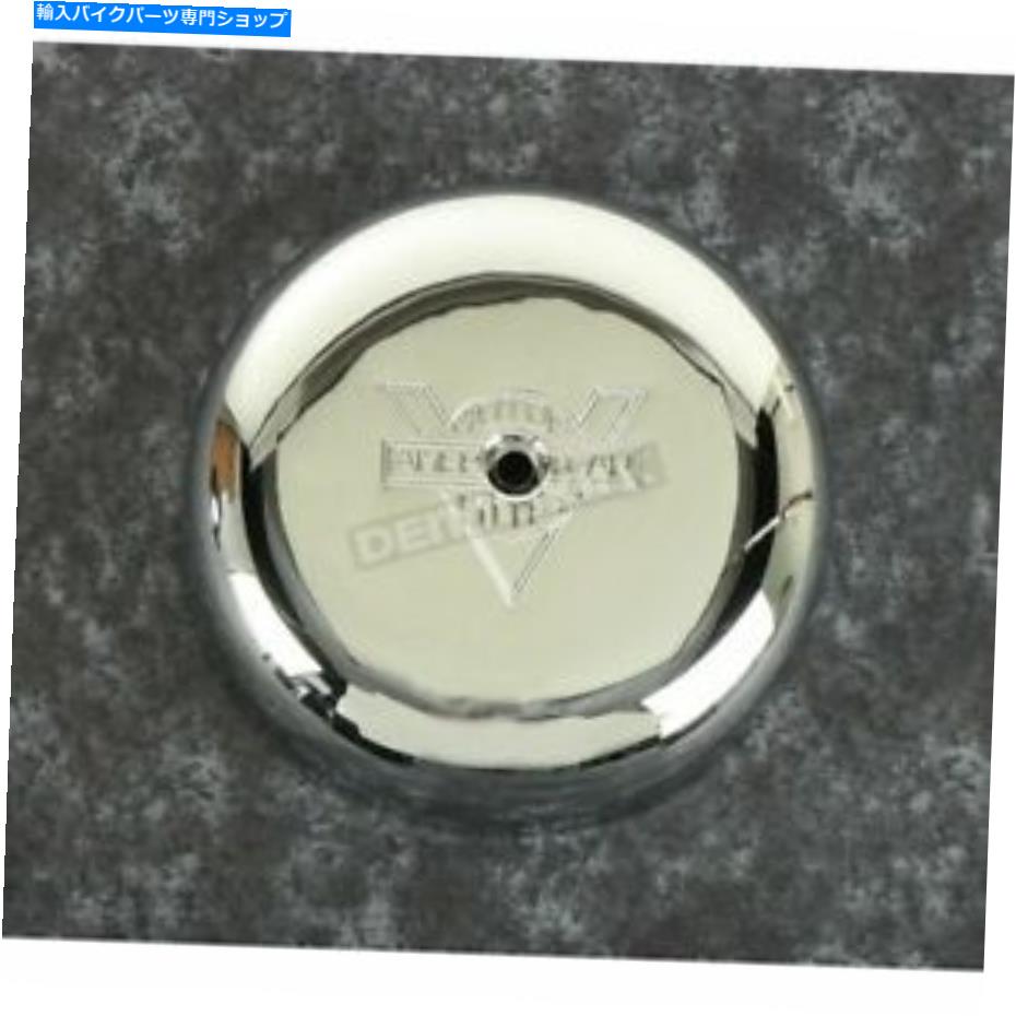 クロームパーツ V-Twin Manufacturing V-Logoエアクリーナカバー - 34-1042 V-Twin Manufacturing V-Logo Air Cleaner Cover - 34-1042【並行輸入品】