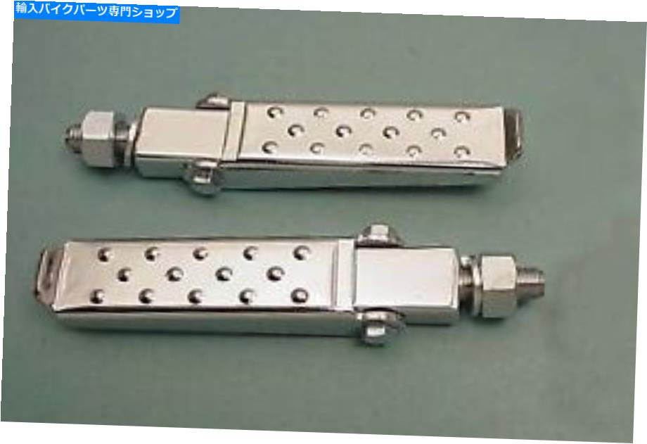 クロームパーツ V-Twin 27-1503 - 株式スタイルのフットペグセットクロム V-Twin 27-1503 - Stock Style Footpeg Set Chrome【並行輸入品】