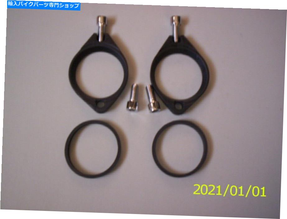 クロームパーツ S＆S真新しい塗装黒の前面とリアの吸気フランジシールとクロムボルト S&S BRAND NEW PAINTED BLACK FRONT AND REAR INTAKE FLANGES SEALS AND CHROME BOLTS【並行輸入品】