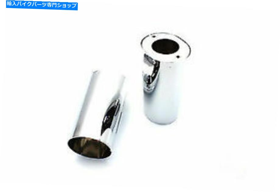 クロームパーツ V-Twinフォークスライダーカバークローム24-9048 V-Twin Fork Slider Cover Chrome 24-9048【並行輸入品】