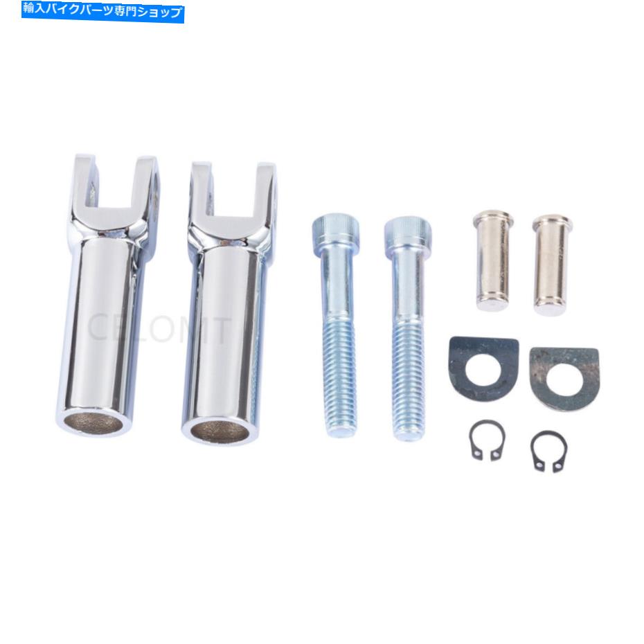 クロームパーツ 3-3 / 8 ''リアの旅客足のペグのサポートマウントクレビスフィットハーレーソフト00-17 3-3/8'' Rear Passenger Foot Peg Support Mount Clevis Fit Harley Softail 00-17【並行輸入品】