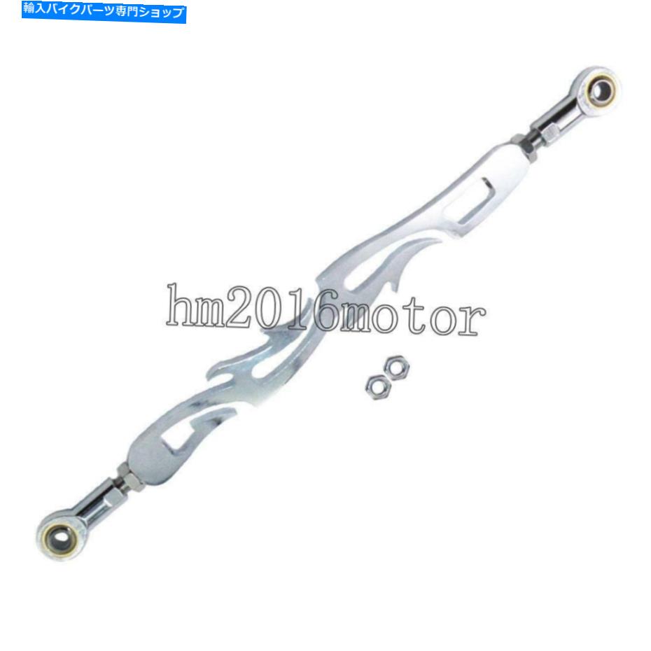 クロームパーツ ハーレーソフトダイナワイドグライドのためのクロムオートバイフレームシフトシフターリンケージ Chrome Motorcycle Flame Shift Shifter Linkage for Harley Softail Dyna Wide Glide【並行輸入品】