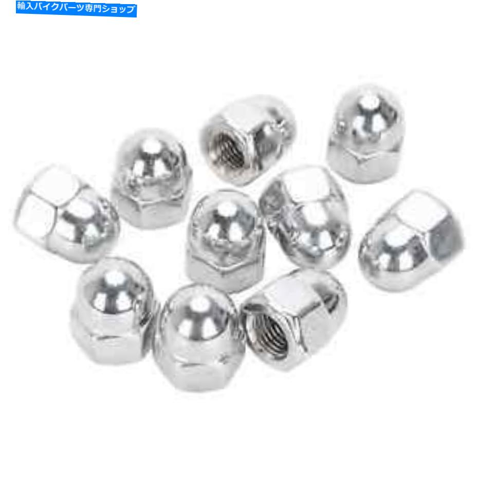 クロームパーツ コロニー＃AN-106 7 / 16-20クロムドングリナッツ10パック Colony #AN-106 7/16-20 Chrome Acorn Nut 10 pack USA made【並行輸入品】