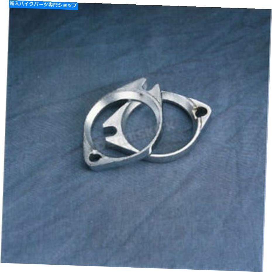 クロームパーツ ドラッグスペシャリティクロームインテークマニホールドフランジセット - DS-289212 Drag Specialties Chrome Intake Manifold Flange Set - DS-289212【並行輸入品】