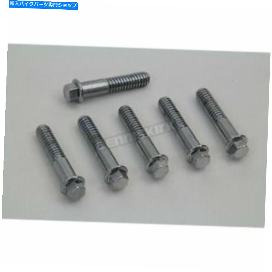 クロームパーツ コロニークロームDリングロッカーアームカバーネジ - 2013-6 Colony Chrome D-Ring Rocker Arm Cover Screws - 2013-6【並行輸入品】