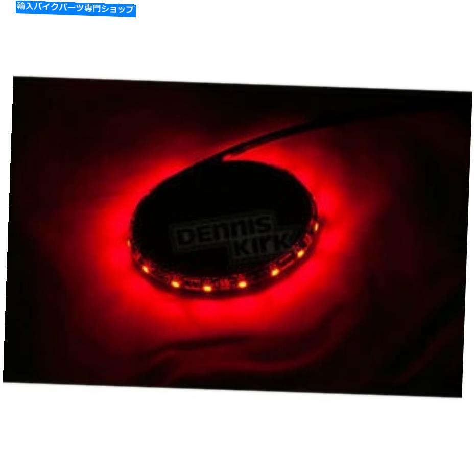 クロームパーツ カスタムダイナミクスクロームマジックフレックス2赤いLEDホイールライト - M215REDC Custom Dynamics Chrome Magicflex 2 Red LED Wheel Light - M215REDC【並行輸入品】