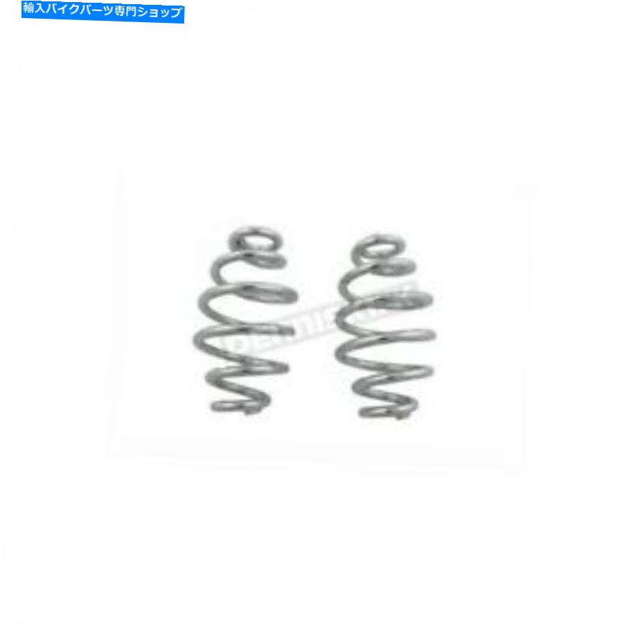 クロームパーツ V-Twin製造クロム4インチシートスプリング - 13-9243 V-Twin Manufacturing Chrome 4 in. Seat Springs - 13-9243【並行輸入品】