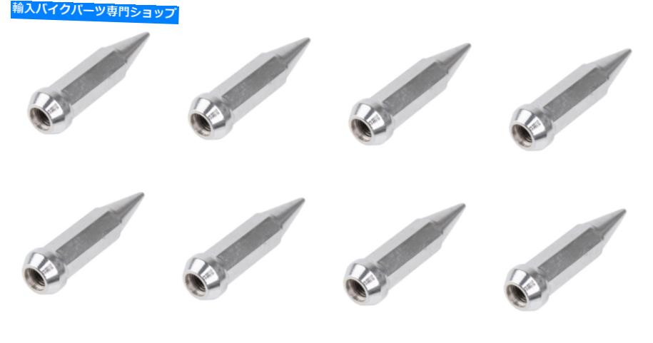 クロームパーツ （8パック）MSAスパイクテーパーラグナット12mm×1.50mmスレッドピッチクロム (8 Pack) MSA Spike Tapered Lug Nut 12mm x 1.50mm Thread Pitch Chrome【並行輸入品】