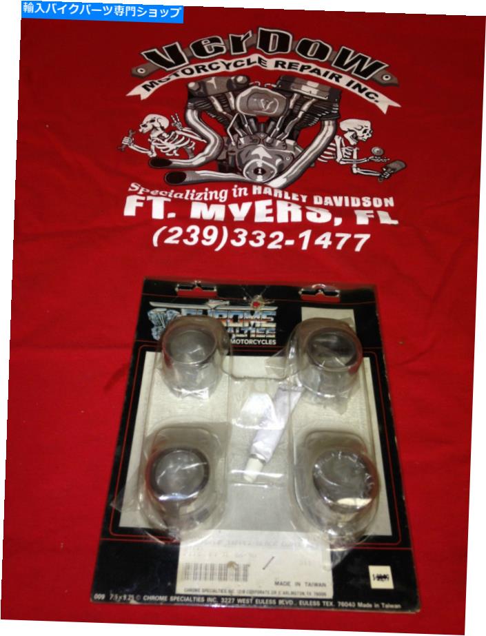クロームパーツ 86`-90` XL用ハーレーダビッドソンクロームタペットブロックカバー HARLEY DAVIDSON CHROME TAPPET BLOCK COVERS FOR 86`-90` XL【並行輸入品】