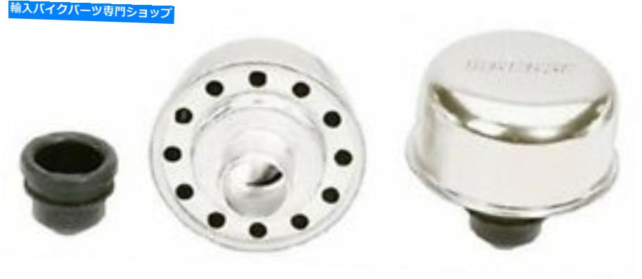 クロームパーツ MOROSO 68741クロームバルブカバーブリーザー Moroso 68741 Chrome Valve Cover Breather【並行輸入品】